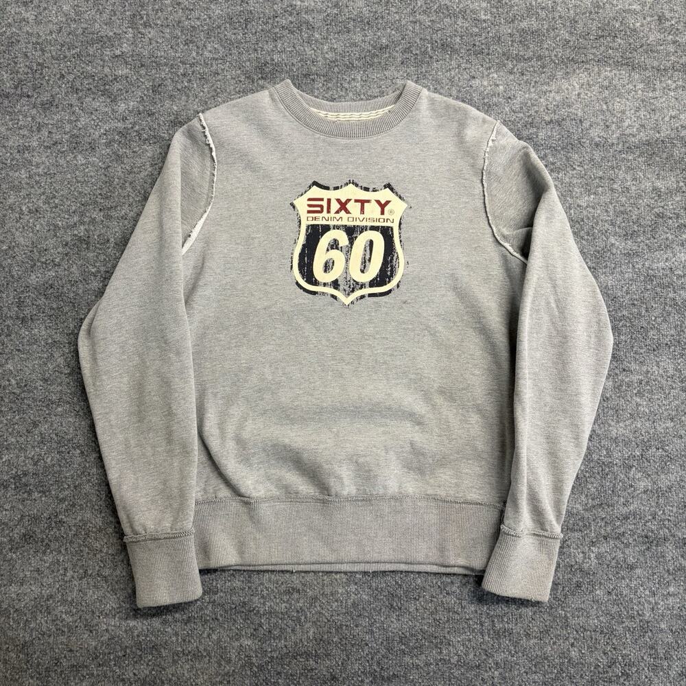 Miss Sixty Denim Gray Crewneck Sweatshirt Men’s Large